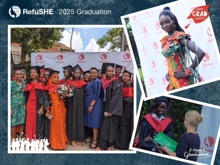 Graduation Ceremony a Punctuating Moment for nearly 60 RefuSHE Students 5 RefuSHE Monthly Digest banner images (1280 x 960 px)